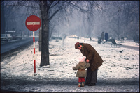 Father and daughter. Krakow, Poland 1979
